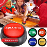 Funny Party Talking Button No Sorry Yes Sound Button Bullshit Maybe Toys Home Office Party Gag Toy For Funny new Vocal toys