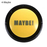 Funny Party Talking Button No Sorry Yes Sound Button Bullshit Maybe Toys Home Office Party Gag Toy For Funny new Vocal toys