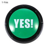 Funny Party Talking Button No Sorry Yes Sound Button Bullshit Maybe Toys Home Office Party Gag Toy For Funny new Vocal toys